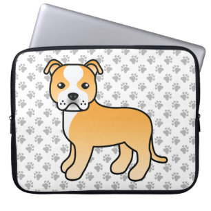 Capa Para Notebook Cartoon Cachorro E Patas De Escada Branca