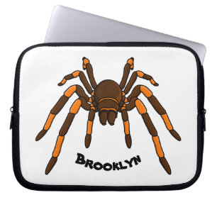 Capa Para Notebook Cartoon de aranha-do-marrom e-laranja-acastanhado