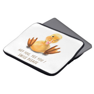 Capa Para Notebook Cartoon de Bolsa de laptop Reprodutor de Pato Amar