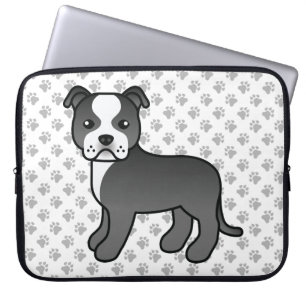 Capa Para Notebook Cartoon De Escada Preta E Branca