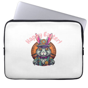 Capa Para Notebook Cartoon felz pascoa Cute Coelho Coelho Neerlandês