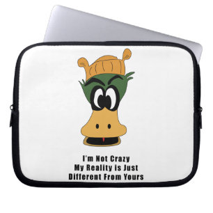 Capa Para Notebook Cartoon Verde Louco Pato Realidade Diferente