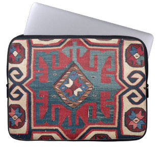 Capa Para Notebook Cartouche Star II 19 Century Vermelho Colorido Azu