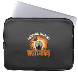 Capa Para Notebook Casa Assombrada das Minhas Bruxas no Halloween