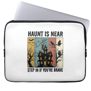 Capa Para Notebook Casa Assombrada Halloween Gravura Vintage Design A