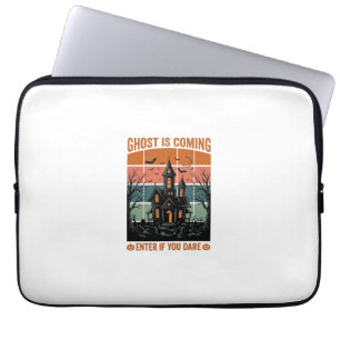 Capa Para Notebook Casa Assombrada Vintage Ghost Está Chegando Decora