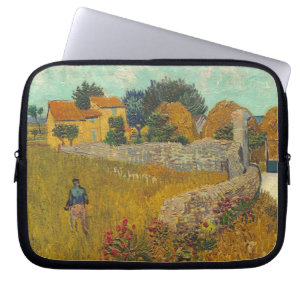 Capa Para Notebook Casa da quinta de Vincent van Gogh em Provence,