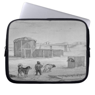 Capa Para Notebook Casa de Eskimaux, construída do gelo, Igloolik,