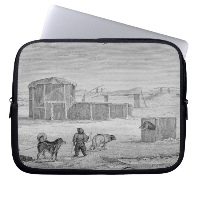 Capa Para Notebook Casa de Eskimaux, construída do gelo, Igloolik, (Frente)