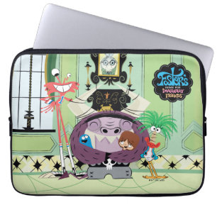 Capa Para Notebook Casa de Foster para Amigos Imaginários   Grupo Hug