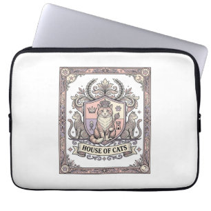 Capa Para Notebook Casa De Gatos Brasão De Armas De Heraldaria De Gat