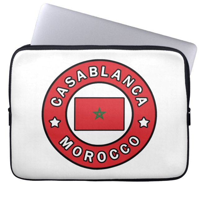 Capa Para Notebook Casablanca Marrocos (Frente)
