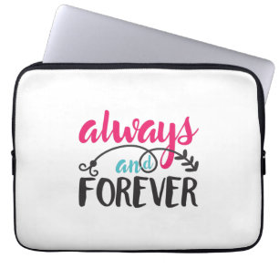 Capa Para Notebook Casal Arte Sempre E Para Sempre