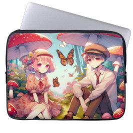 Capa Para Notebook Casal de anime romântico