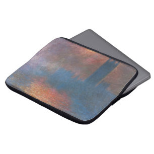 Capa Para Notebook Casas do parlamento, Londres por Claude Monet