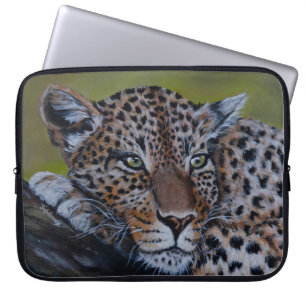 Capa Para Notebook Caso de Laptop Leopardo