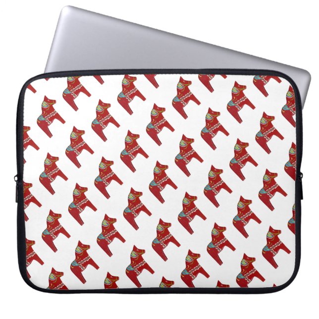 Capa Para Notebook Caso de Laptop Red Dala Horse (Frente)