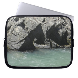 Capa Para Notebook Caso de Laptop verde-claro Granite