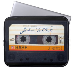 Capa Para Notebook Cassete de áudio Vintage Retro Fashioned 80s Mixta