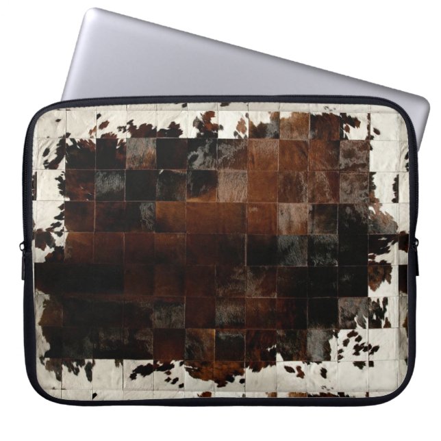 Capa Para Notebook Castanho e Branco - País de Cabra Ocidental (Frente)