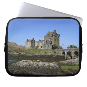 Capa Para Notebook Castelo de Eilean Donan, Escócia. O famoso Eilean 