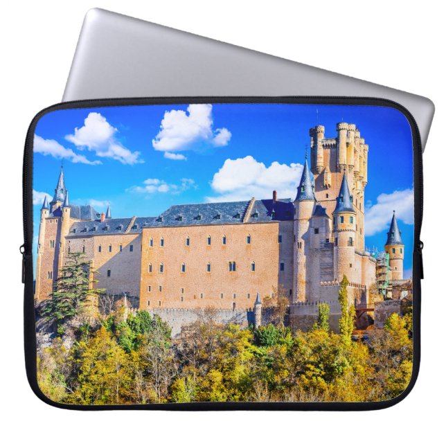 Capa Para Notebook Castelo de Segóvia Neoprene Bolsa de laptop de 15  (Frente)