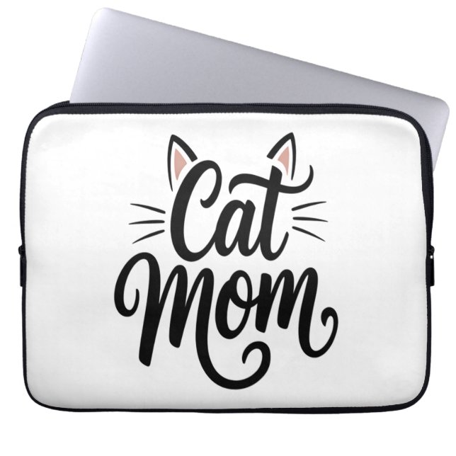 Capa Para Notebook Cat Mãe Sussurros e Orelhas (Frente)