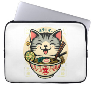 Capa Para Notebook Cat Noodle Japonês Anime ga Kawaii Cat