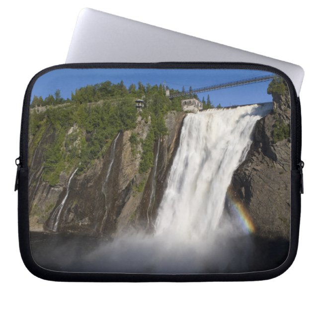 Capa Para Notebook Cataratas Montmorency perto da Cidade de Quebec. (Frente)