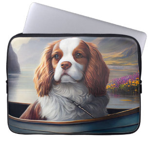 Capa Para Notebook Cavalier King em um Remo: Uma Aventura Cênica