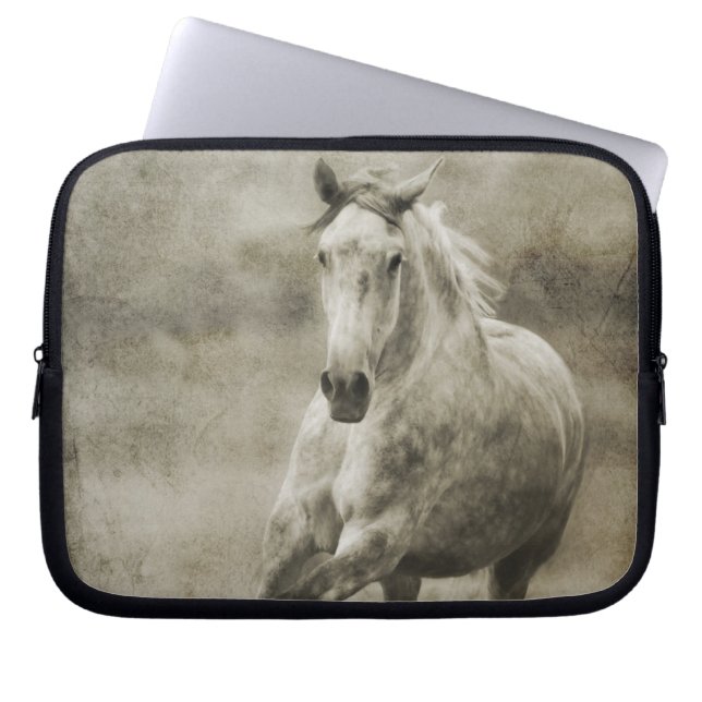 Capa Para Notebook Cavalo Andaluz Russo Galopante (Frente)
