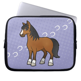 Capa Para Notebook Cavalo de desenho animado