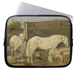 Capa Para Notebook Cavalos aciganados, c.1885-90 (óleo em canvas)
