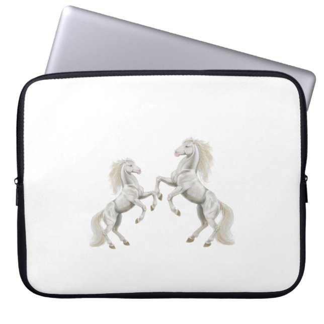 Capa Para Notebook Cavalos de bolsa de laptop (Frente)