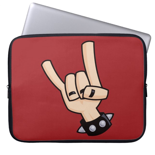 Capa Para Notebook Cavalos Diabos de Metal Pesado (Frente)