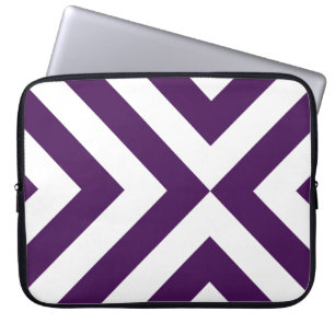 Capa Para Notebook Cavalos roxos e brancos