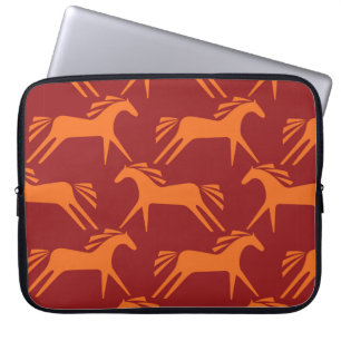 Capa Para Notebook Cavalos sem costura