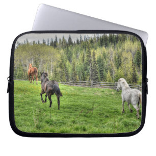 Capa Para Notebook Cavalos - Tema Ocidental Americano