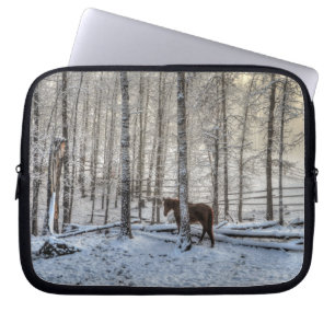 Capa Para Notebook Cavalos - Tema Ocidental Americano