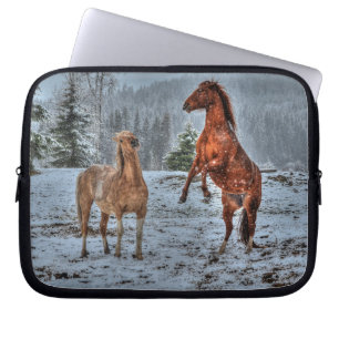 Capa Para Notebook Cavalos - Tema Ocidental Americano