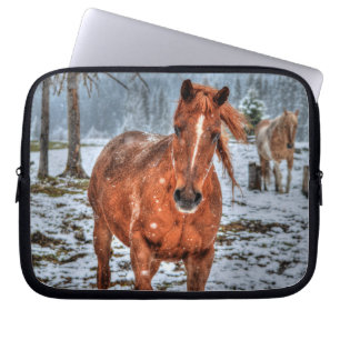 Capa Para Notebook Cavalos - Tema Ocidental Americano