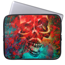 Capa Para Notebook Caveira colorida