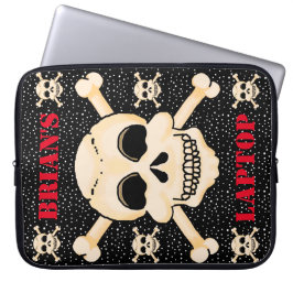 Capa Para Notebook Caveira e Laptop Crossbones