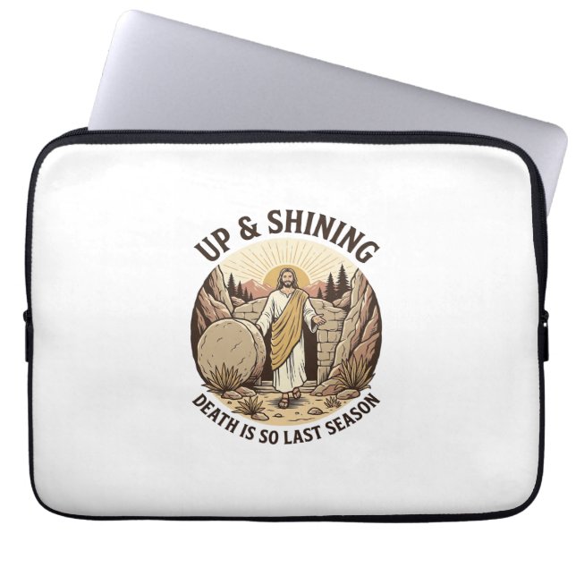 Capa Para Notebook Caverna da Ressurreição da Fé Engraçada Camisa de  (Frente)