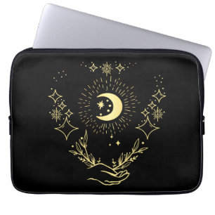 Capa Para Notebook Celestial art Moon and Stars