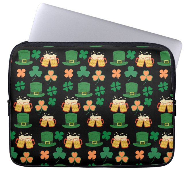 Capa Para Notebook Céltica do dia de São Patrick, cerveja engraçada i (Frente)