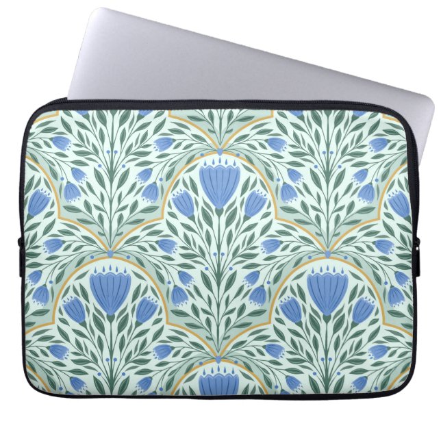 Capa Para Notebook Centráureas delicadas (Frente)