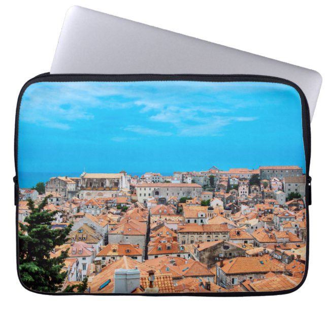 Capa Para Notebook Centro histórico Dubrovnik (Frente)