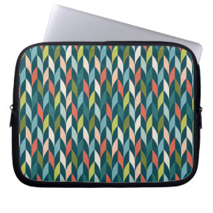 Capa Para Notebook Cerceta do meio século & teste padrão modernos d