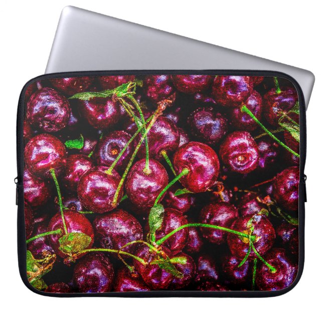 Capa Para Notebook Cerejas (Frente)
